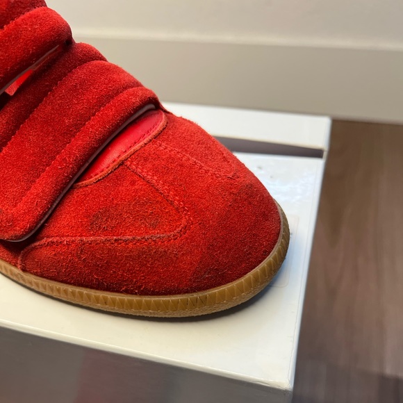 Maison Margiela Double Strap Future Low (Red Suede) Size 10 (44eu) - Picture 8 of 9
